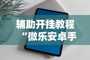 辅助开挂教程“微乐安卓手机可以开挂吗”附透视挂详细教程