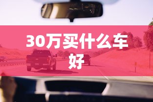 30万买什么车好