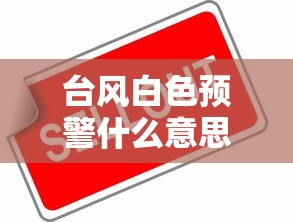 台风白色预警什么意思 · 台风白色预警信号什么意思