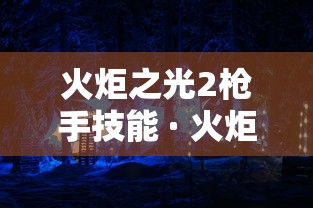 火炬之光2枪手技能 · 火炬之光2拿枪的职业