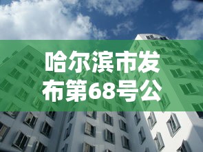 哈尔滨市发布第68号公告（哈尔滨新公告）